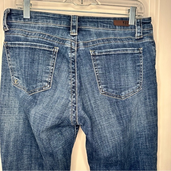 Kut from the Kloth Blue Straight Leg Jeans - Picture 7 of 15